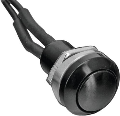MINI PUSH BUTTON SWITCH BLACK 370338 image 1