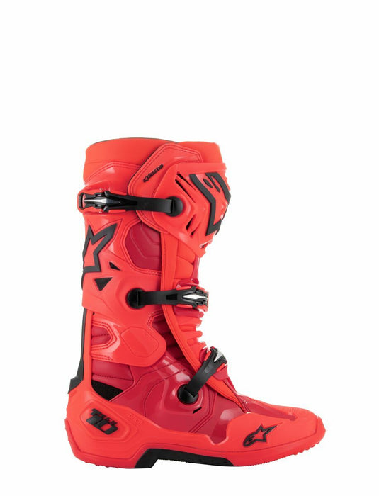 TECH 10 LE BOOTS RED FLUO/BRIGHT RED/BLACK 9 2010020-3034-9 image 2