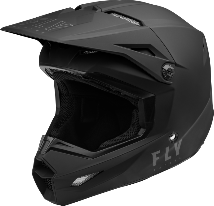 YOUTH KINETIC SOLID HELMET MATTE BLACK YS F73-3471YS image 1
