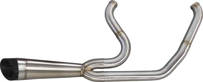 COMP S 2IN1 EXHAUST SOFTAIL M8 BRUSHED W/TURNOUT 005-5120199-SG image 1