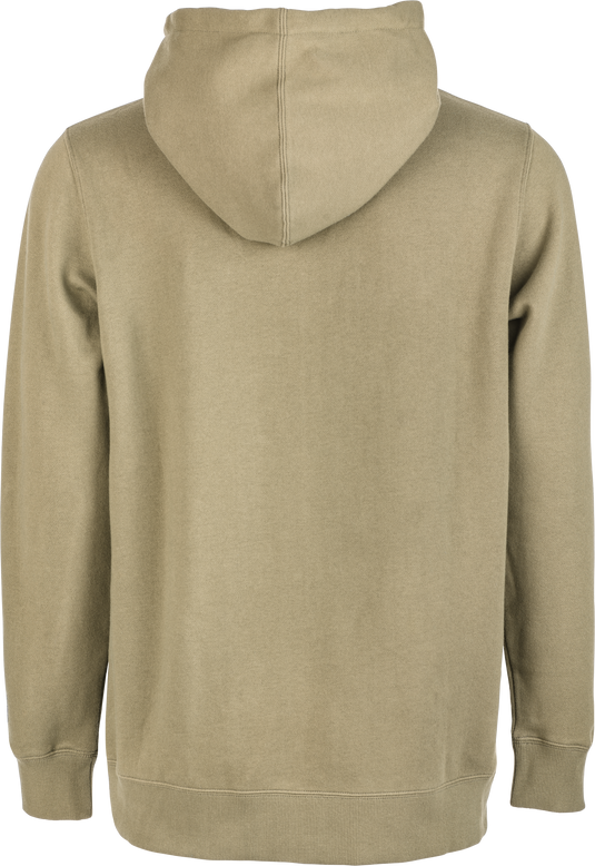 FLY CORPORATE ZIP UP HOODIE TAN/BLACK LG 354-0194L image 2