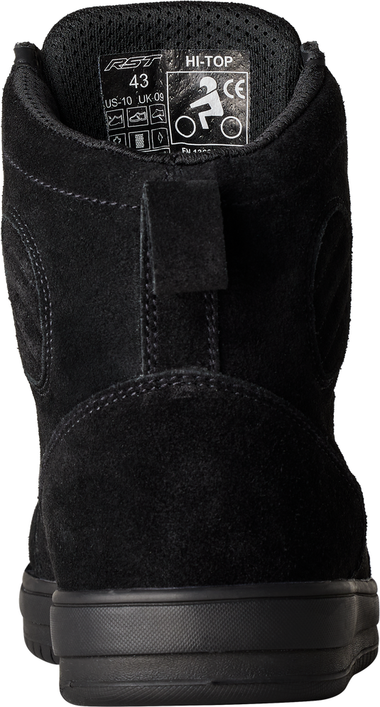 HITOP MOTO SNEAKER CE BOOT BLACK SUEDE  SZ 8 103052BLK-41 image 4
