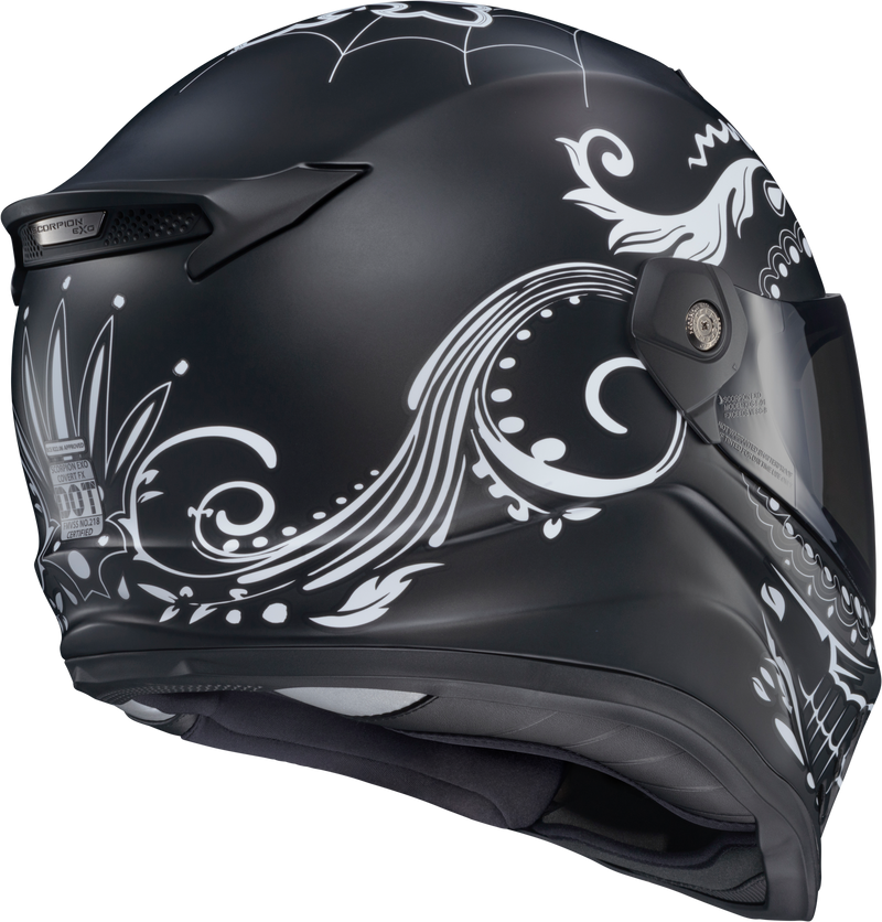Load image into Gallery viewer, COVERT FX FULL FACE HELMET EL MALO WHITE/MATTE BLACK MD CFX-1204 image 5
