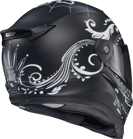 COVERT FX FULL FACE HELMET EL MALO WHITE/MATTE BLACK MD CFX-1204 image 5