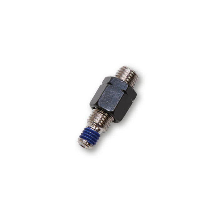 MIRROR ADAPTER EACH BLACK M10X1.25 TO M8X1.25 LFT THREAD 304-043 image 1