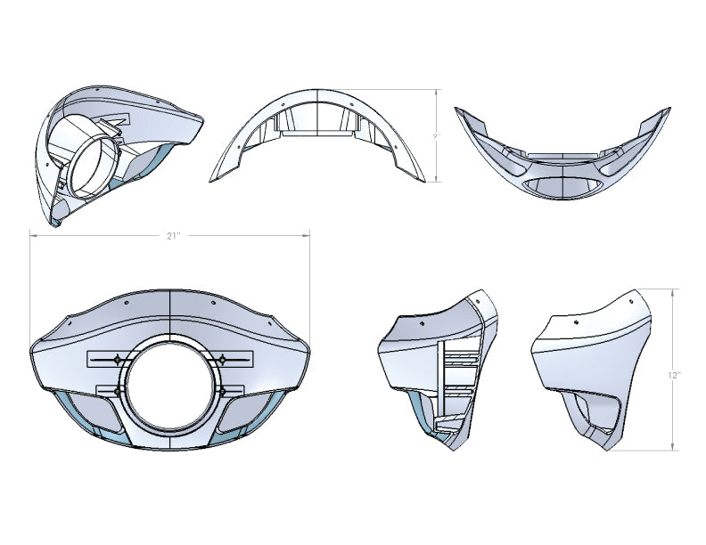 Load image into Gallery viewer, TOURING SPORT STD FAIRING B10-2000 image 2
