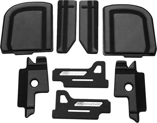 18-Up HD SADDLE BAG SHELF SET HERITAGE CLASSIC CHARCOAL HSL-1032-SBSH-HD-BB image 2