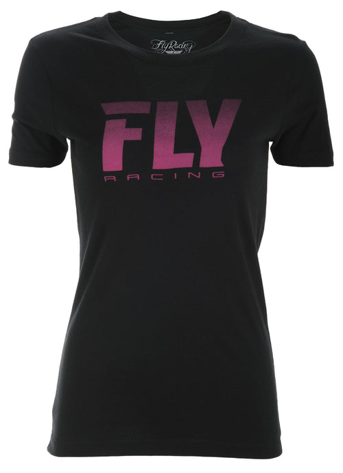 LOGO FADE WOMEN'S TEE BLACK MD 356-0420M image 1