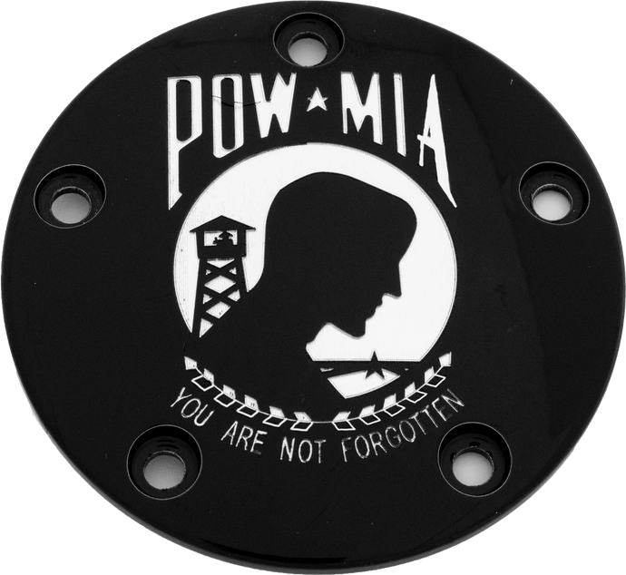 TC TIMER COVER POW-MIA BLACK POW02-04BG image 1