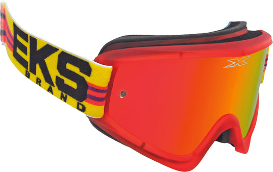 FLAT OUT MIRROR GOGGLE RED/YLW/MAGENTA W/RED MIRROR 067-10360 image 1
