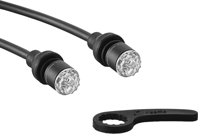 TS TAIL/BRAKE LIGHT UNIT S PAIR MATTE BLACK FR075BM image 1