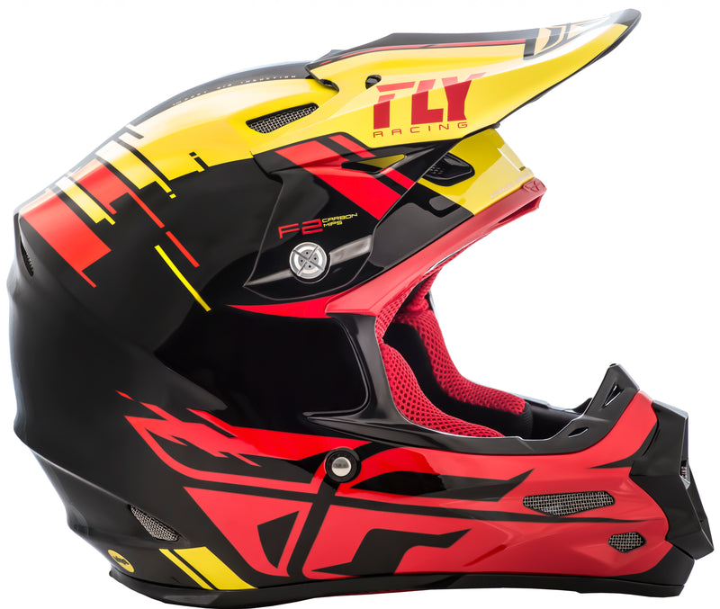 Load image into Gallery viewer, F2 CARBON PIECK REPLICA HELMET YELLOW/RED/BLACK XS 73-4098-4-XS image 2
