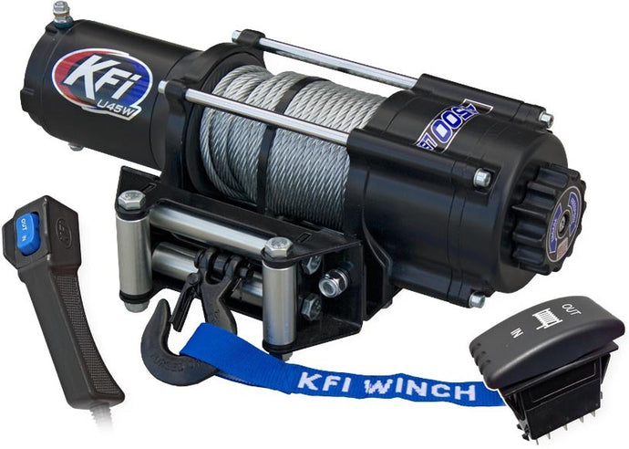 WIDE 4500 LB UTV WINCH U45W-R2 image 1