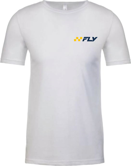 FLY VICTORY TEE WHITE LG 354-0327L image 1