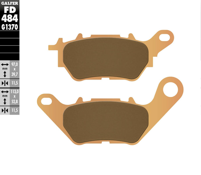 BRAKE PADS SINTERED FD484G1370 FD484G1370 image 1