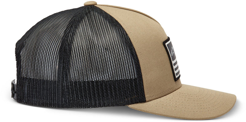 Load image into Gallery viewer, FLAG SNAPBACK HAT SAND/BLACK 1211-81013-2310-TU image 5
