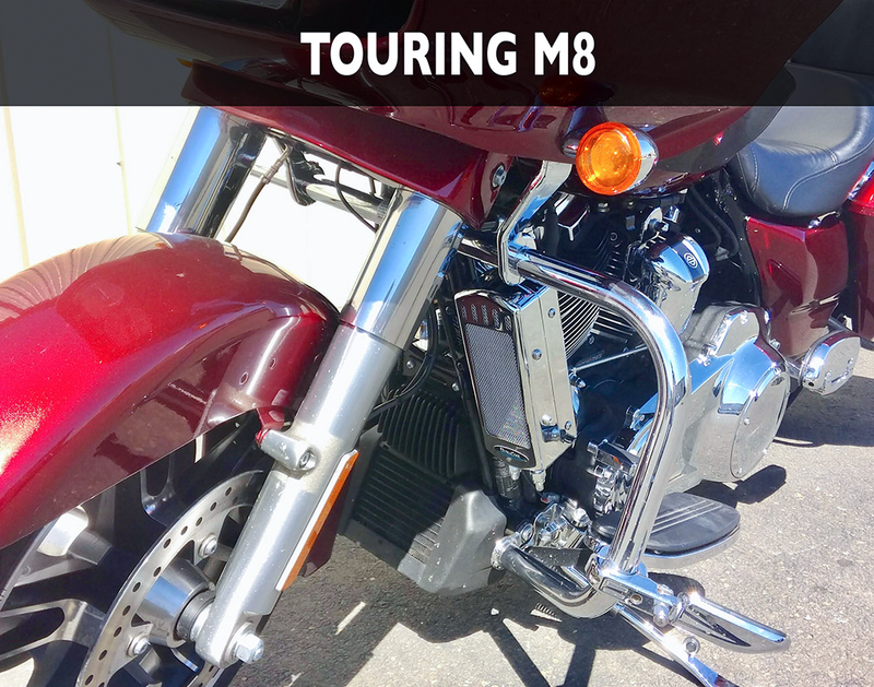 Load image into Gallery viewer, SIDE MOUNT OIL COOLER M8 TOURING `17-23  CHROME SMT8-1C image 3

