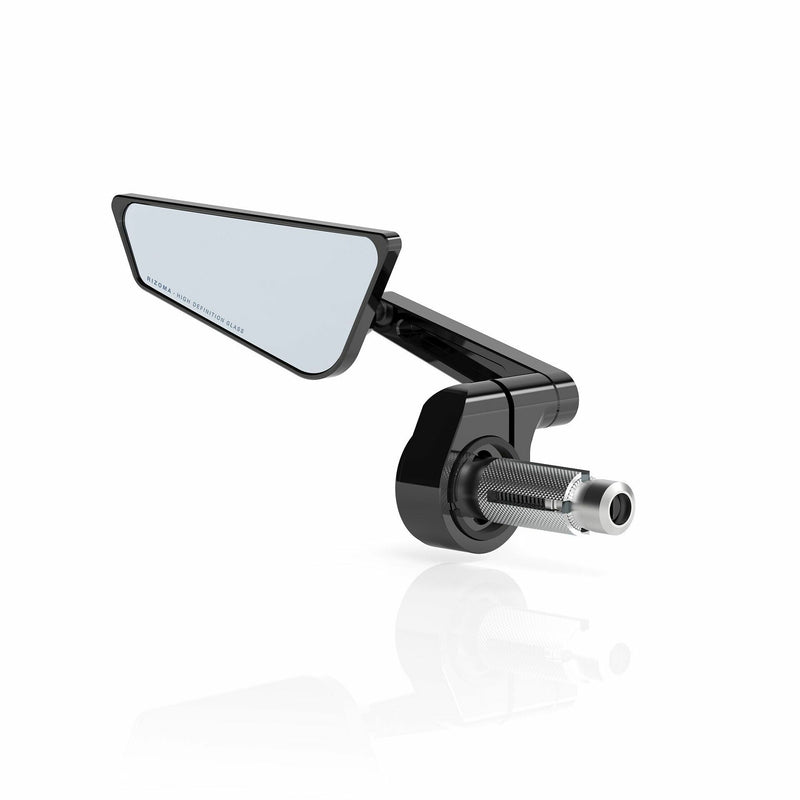 Load image into Gallery viewer, CUT EDGE BAR END MIRROR UNIVERSAL RIGHT BLACK EA BS295B image 5
