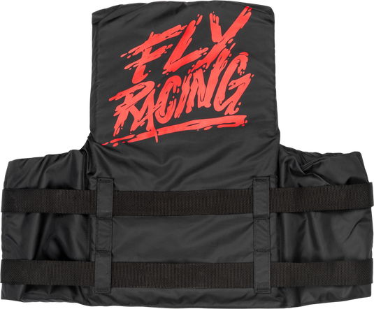 NYLON FLOTATION VEST BLACK/RED 3X 221-304103X image 2