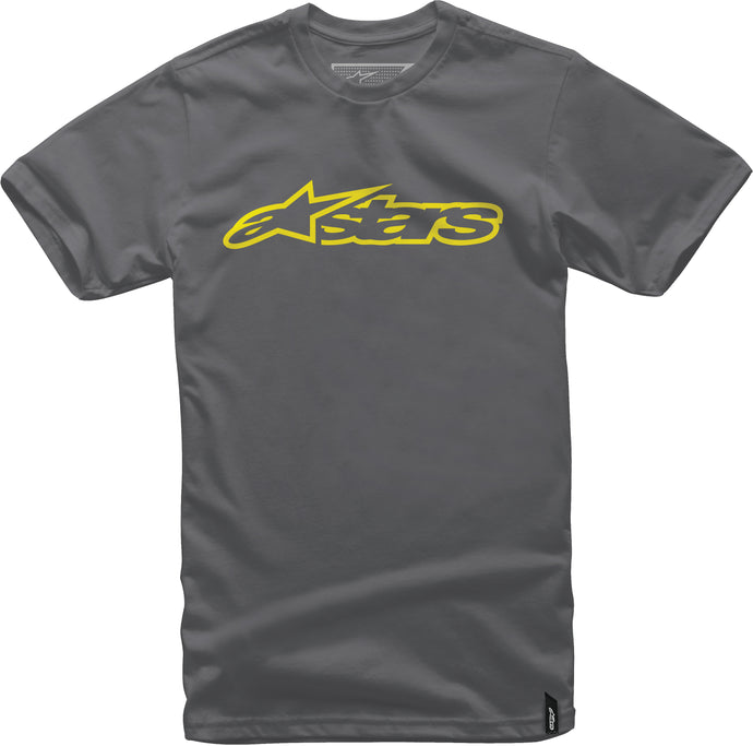 BLAZE TEE GREY/YELLOW SM 1032-72032-1855-SM image 1