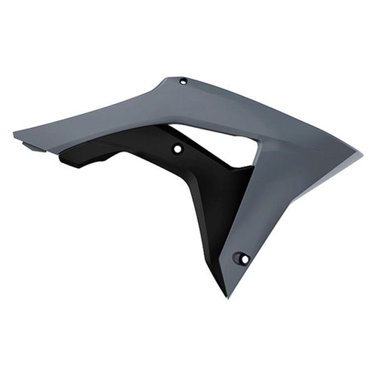 POLISPORT  RADIATOR SCOOPS HONDA, NARDO GREY