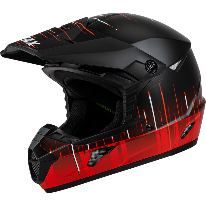 Load image into Gallery viewer, MX-46 FREQUENCY OFF-ROAD HELMET MATTE BLACK/RED XL D3463327 image 1
