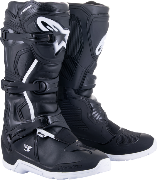 TECH 3 ENDURO WTRPRF BOOTS BLACK/WHITE SZ 7 2013324-12-7 image 1