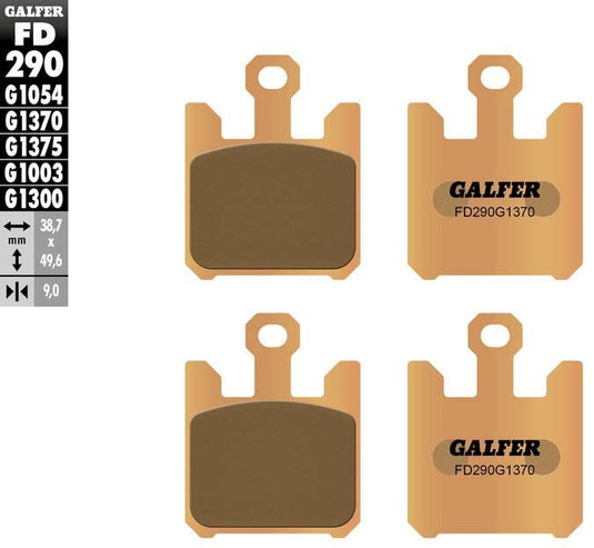 BRAKE PADS SINTERED FD290G1370 FD290G1370 image 2