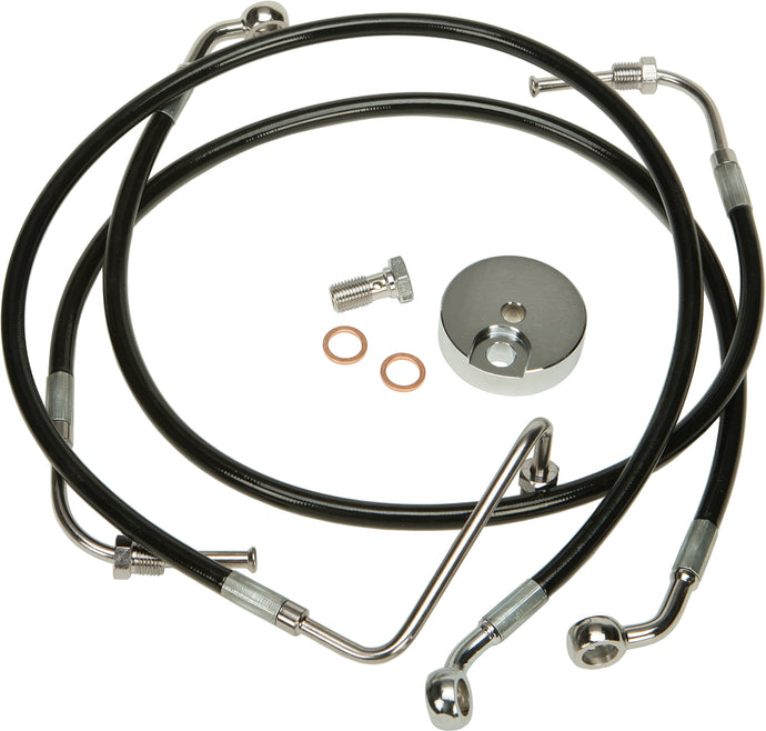 BRAKELINE KIT BLK TOURING HD-0302-BK image 1