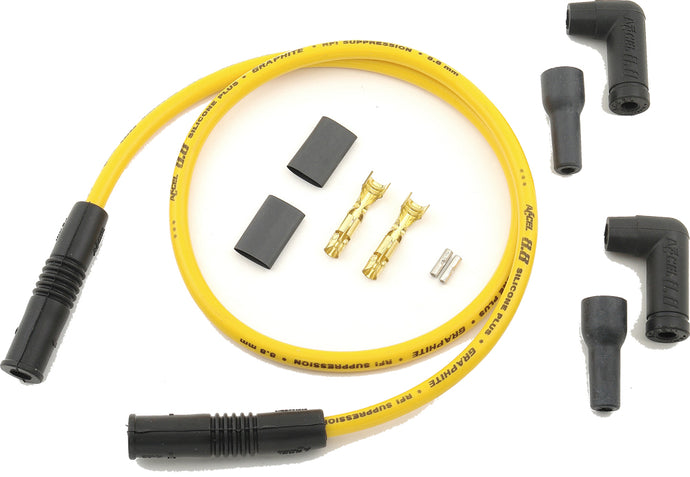 2 PLUG WIRE SET 8.8MM YELLOW 173085 image 1