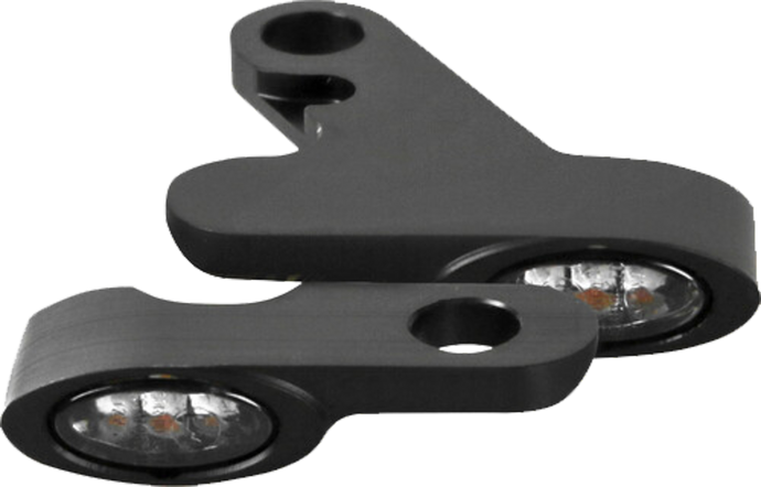 BLACK ELYPSE LED 2-1 TURN SIGNALS M8 ST K68500 image 1