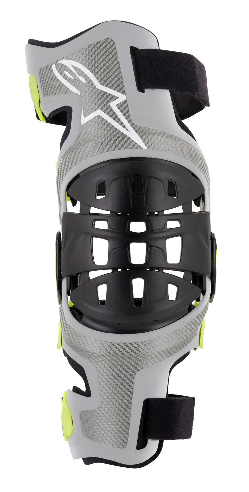 Load image into Gallery viewer, BIONIC 7 KNEE SET SILVER/YELLOW LG 6501319-195-L image 3
