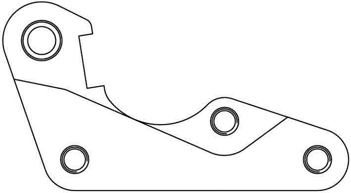 280 TSUNAMI BRACKET ONLY SP056 image 1