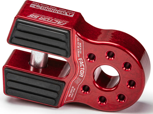 FLATLINK XTV WINCH SHACKLE RED 00070-01 image 1