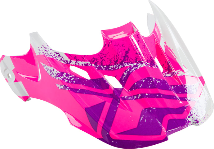 KINETIC BURN VISOR PINK/WHITE/PURPLE 73-47949 image 1