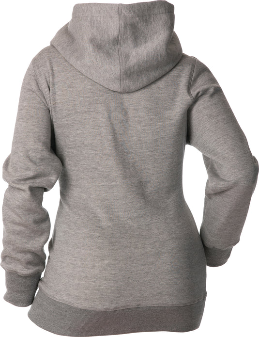 SIDE BUTTON PULLOVER HOODIE GREY L 35677 image 2