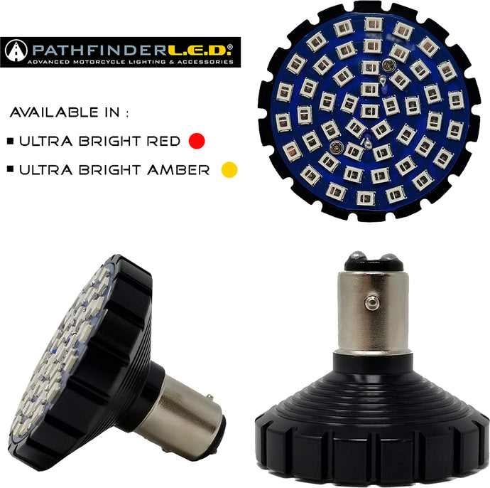 BULLET ULTRA BRIGHT LED AMBER 1157 STYLE 4857A image 1