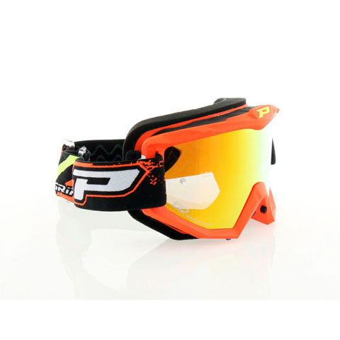 PROGRIP GOGGLES - 3204 FLUORESCENT RED