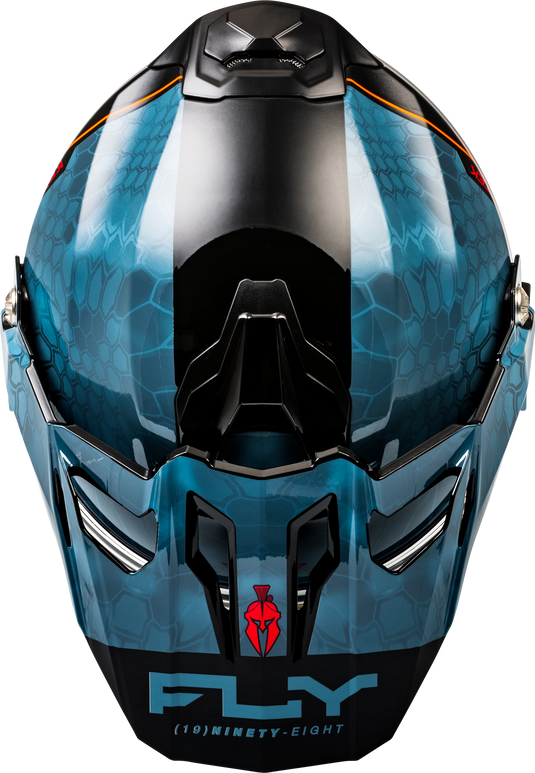 TREKKER CW CONCEAL HELMET DUAL SHLD SLATE/BLACK/RED MD 73-31359M image 3