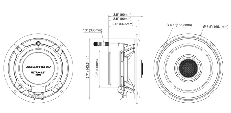 Load image into Gallery viewer, 6.5&quot; SPEAKER 300W RGB APLICABLE HS113 image 3
