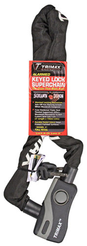 TRIMAX ALARMED LOCK & THEX SUPER CHAIN 10MM