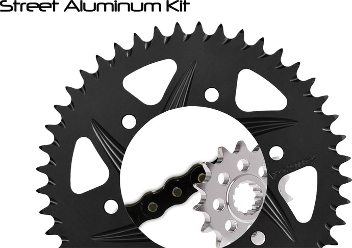 SPROCKET/CHAIN KIT STL/ALU 15/48T BLK SX3 520-116L BLK CK6226 image 1