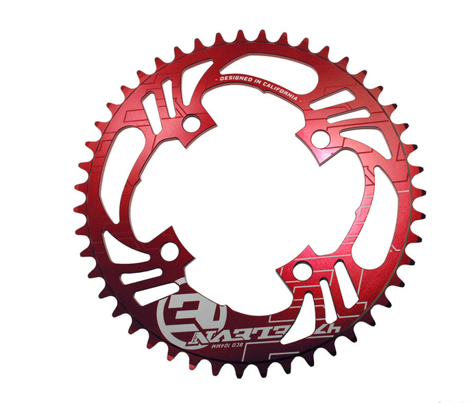 4-BOLT FLOW CHAINRING RED 36T ELCRF436RDRD image 1