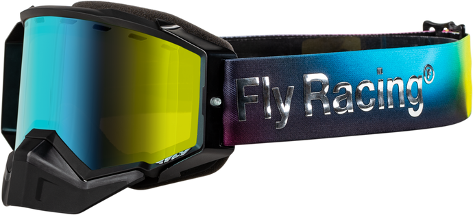 ZONE ELITE SNOW GOGGLE LEGACY W/ AMBER MIRROR/PLRZD SMK LENS FLB-24ZP4 image 1