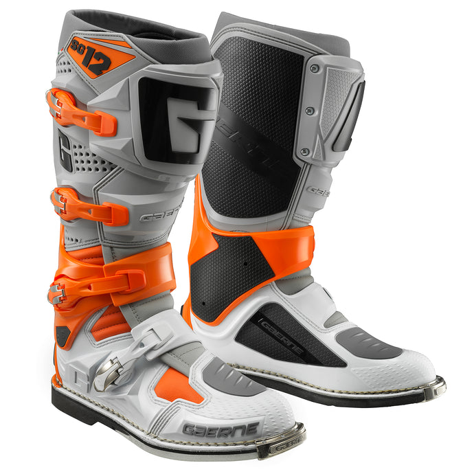 SG-12 BOOTS ORANGE/GREY/WHITE SZ 11 2174-083-11 image 1