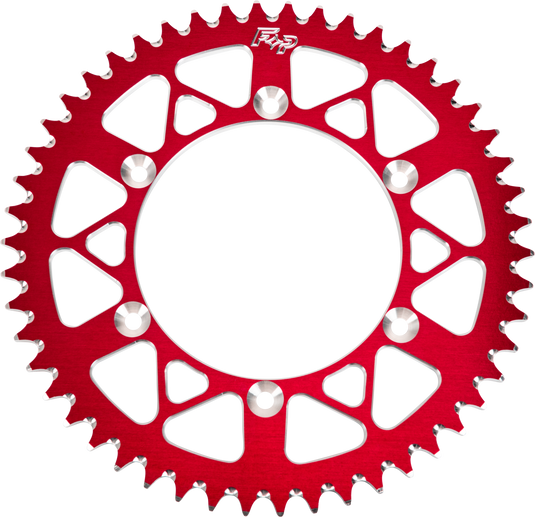 REAR SPROCKET ALUMINUM 55T-420 RED HON 201-55 RED image 1