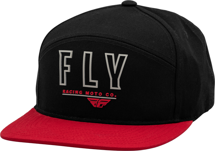 FLY SKYLINE HAT BLACK/RED 351-0026 image 1