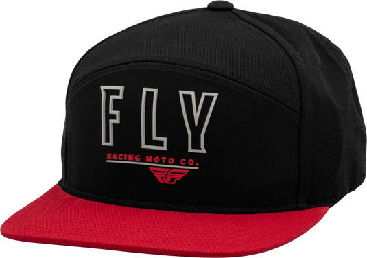 FLY SKYLINE HAT BLACK/RED 351-0026 image 1