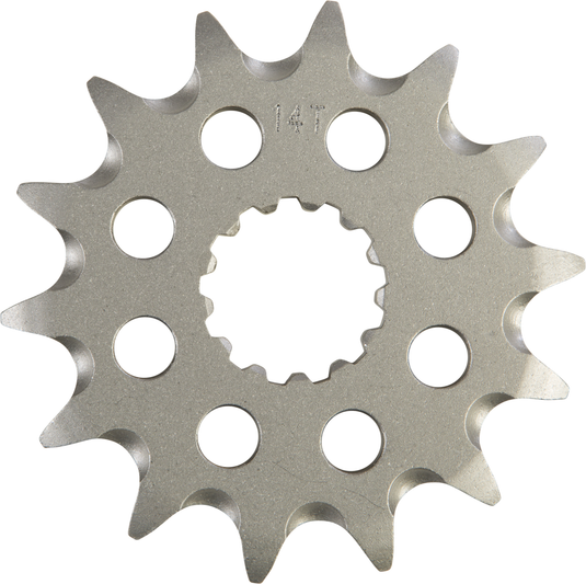 FRONT CS SPROCKET STEEL 14T-420 YAM MX-03287-14-4 image 1
