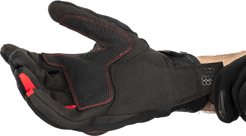 Load image into Gallery viewer, RIDER CE GLOVE BLACK/RED MD 102100RED-09 image 4
